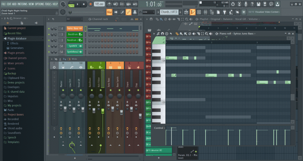 Découvrez les logiciels gratuits idéaux pour créer vos premiers beats, illustré par un beatmaker en studio.