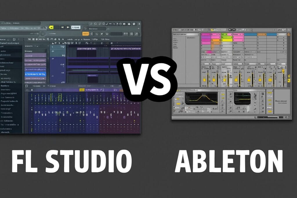 Comparaison entre les interfaces de FL Studio et Ableton Live pour le beatmaking