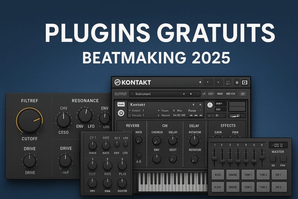 Plugins gratuits pour le beatmaking en 2025 – interfaces de VST populaires